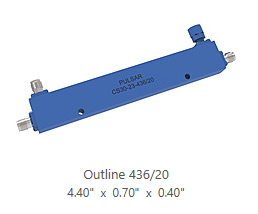 171512986011302 CS30-23-436/20 30db SMA定向耦合器Pulsar